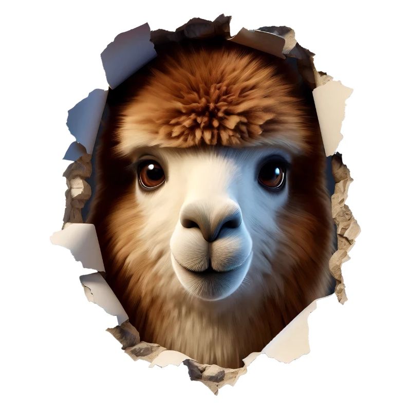 Alpaca Head in Hole 3