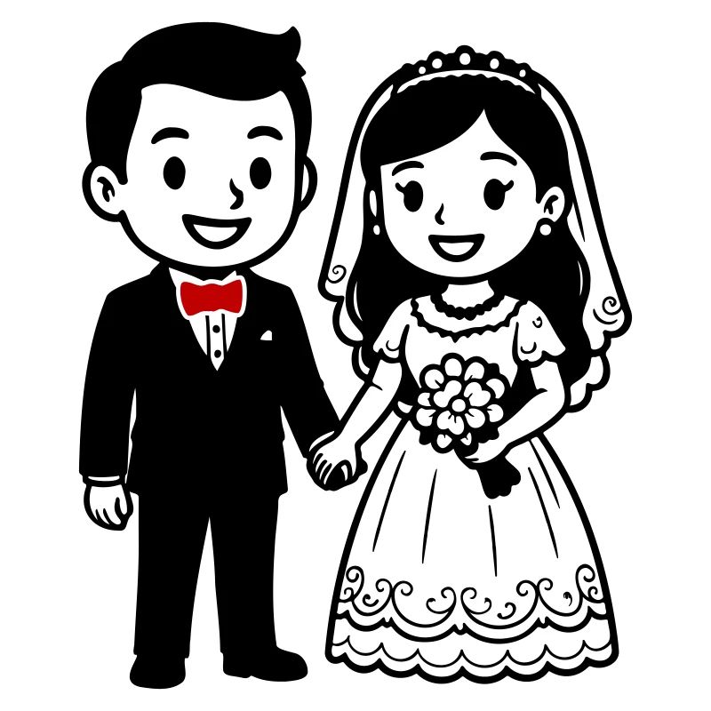 Hochzeit Paar Ehepaar