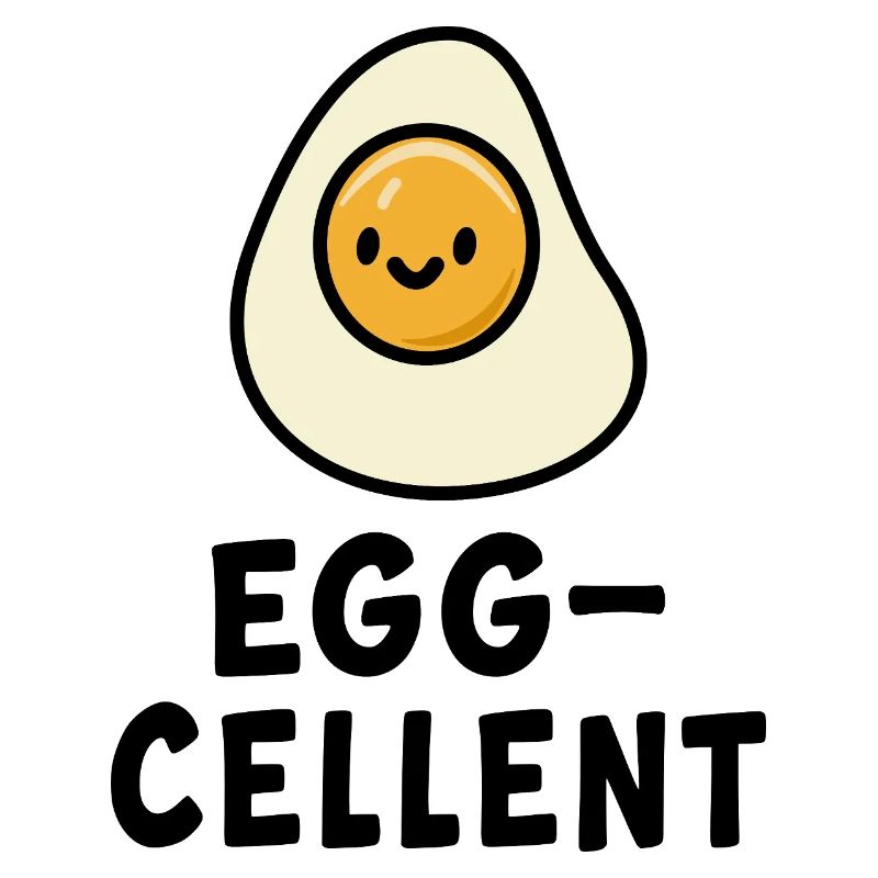 Cute Sunny Side Egg Illustration