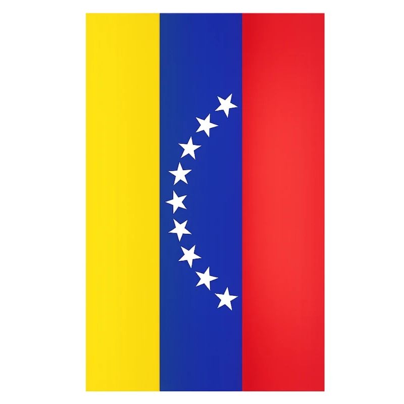 Venezuela-Flaggenbogen-Sterne