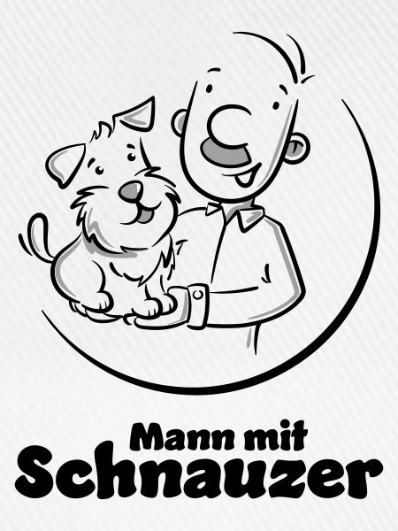Mann mit Schnauzer (Oberlippenbart)