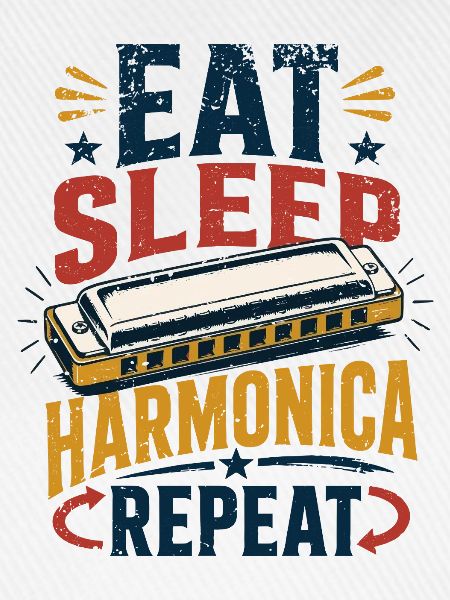 Instrument Harmonica Repeat-Music Harmonica