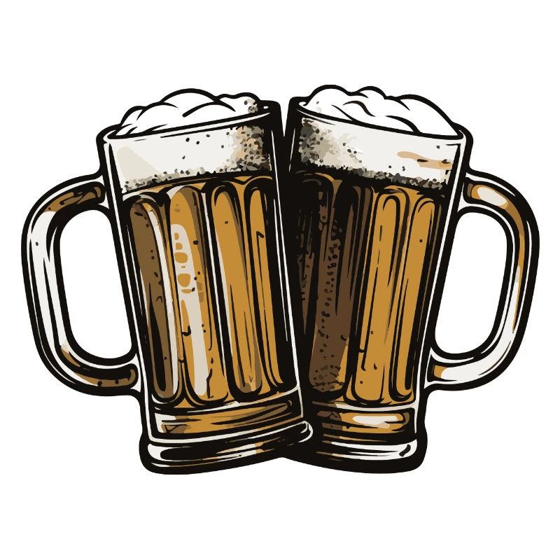 Bierkrug Bier Anstoßen