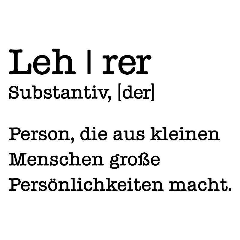 Lehrer Geschenk Student Schule