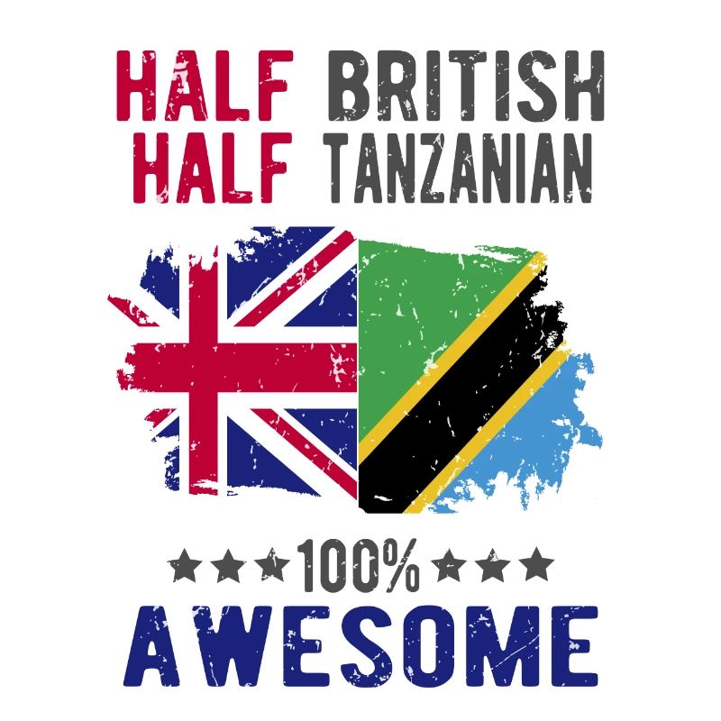 Half British Half Tanzanian