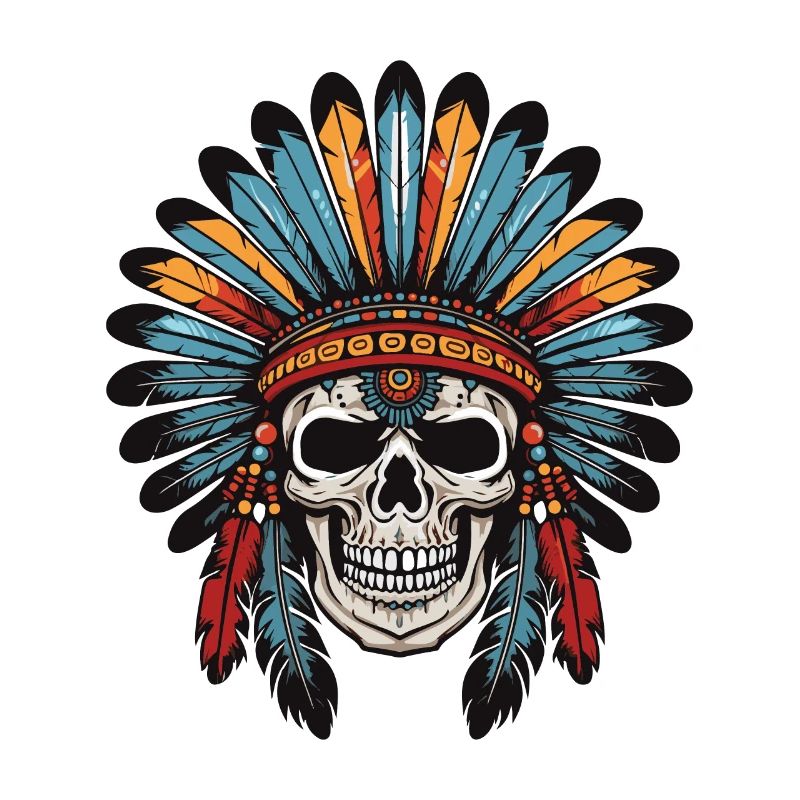 Apache Indian Skull
