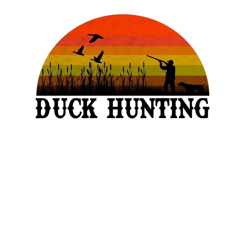 DUCK HUNTING Entenjagd Retro Geschenk