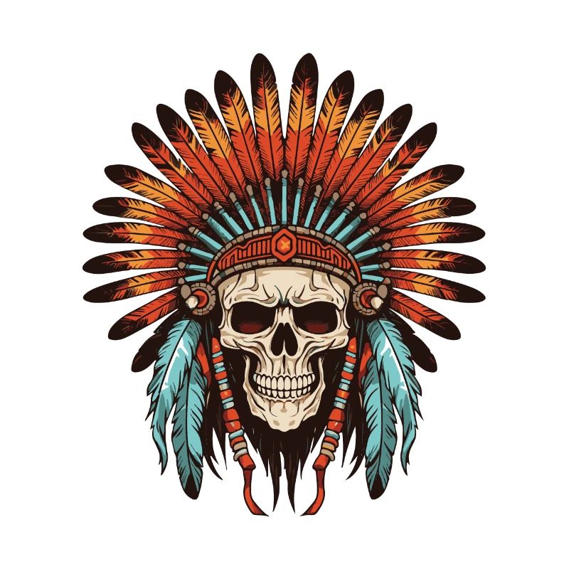 Crâne de chef indien Apache