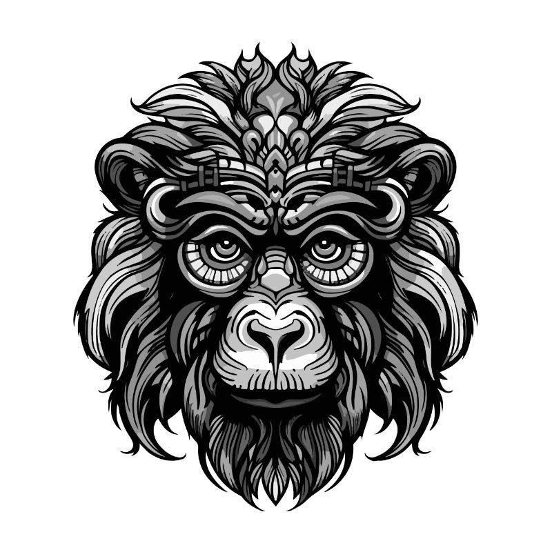 Monkey Portrait