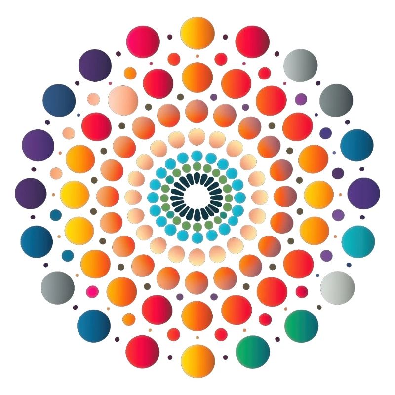Abstract Dot Geometry: Unique Design