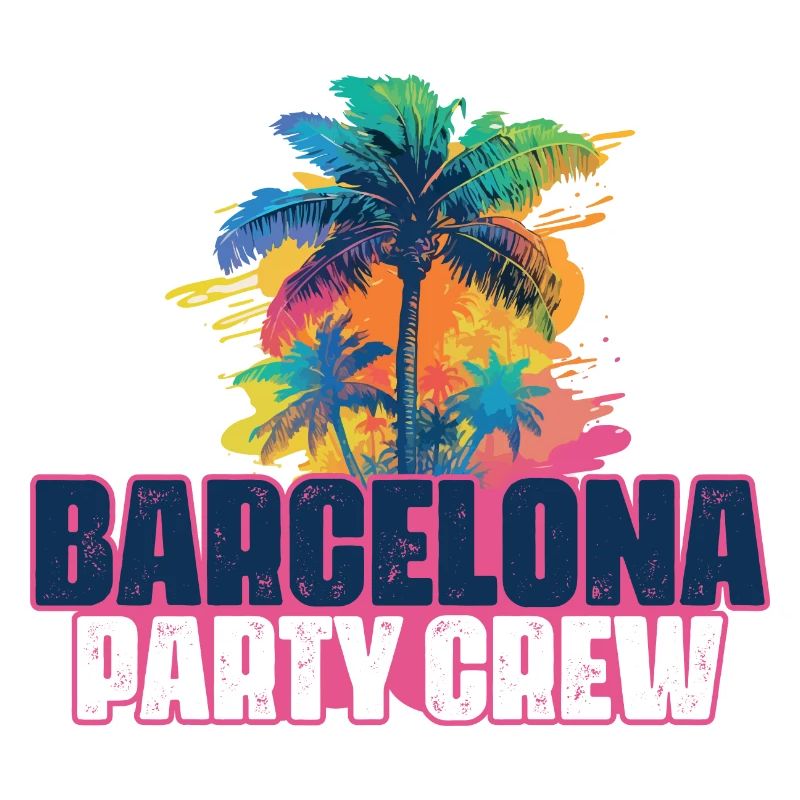 Vacances de l’équipage de fête à Barcelone