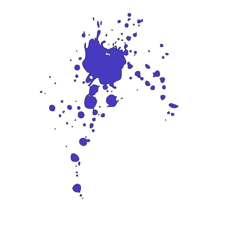 Éclaboussures de peinture éclaboussures d'idée de cadeau de couleur