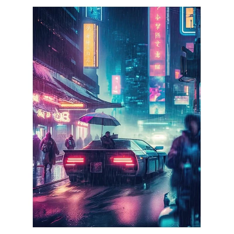 Retro-Träumerei: Oldtimer im Regen