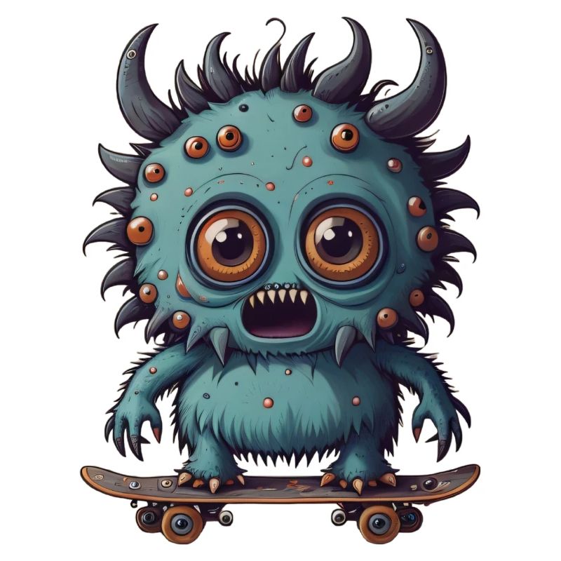 Skateboard Monster
