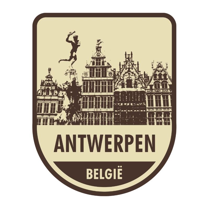 Antwerpen Stadtbild Schild