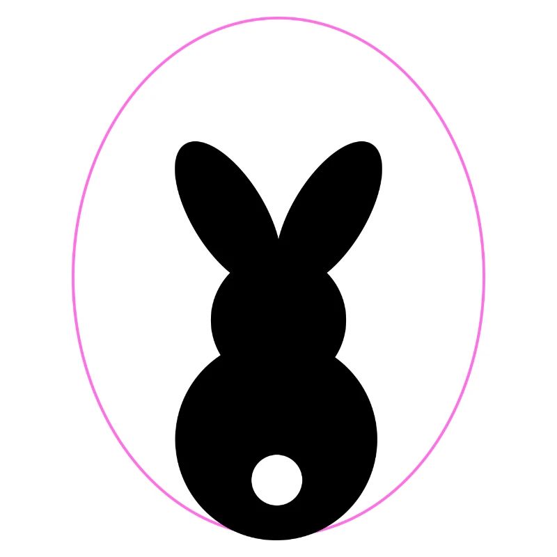 Bunny in Egg Light Shadow