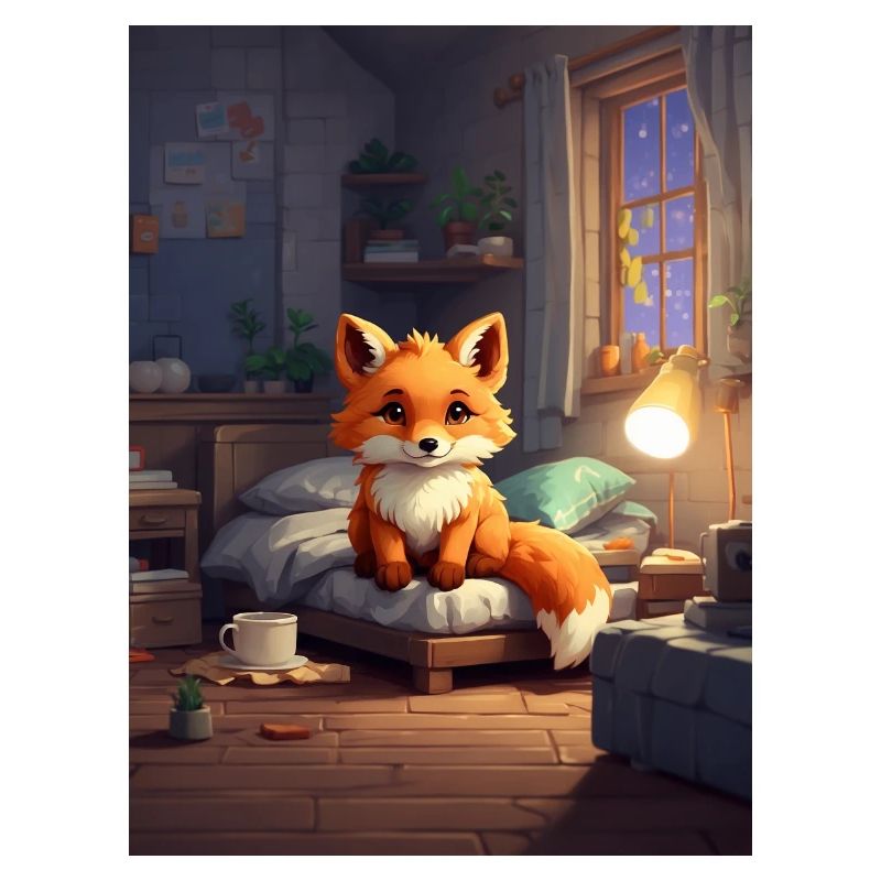 Pixelart cute Fox