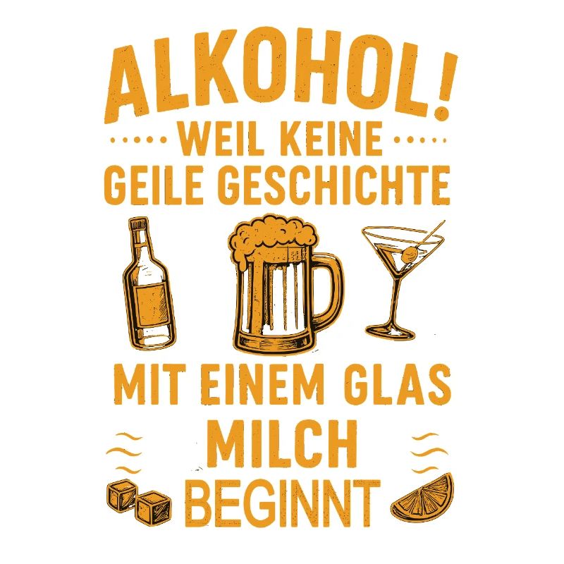 Humorous drinking design with alcohol theme