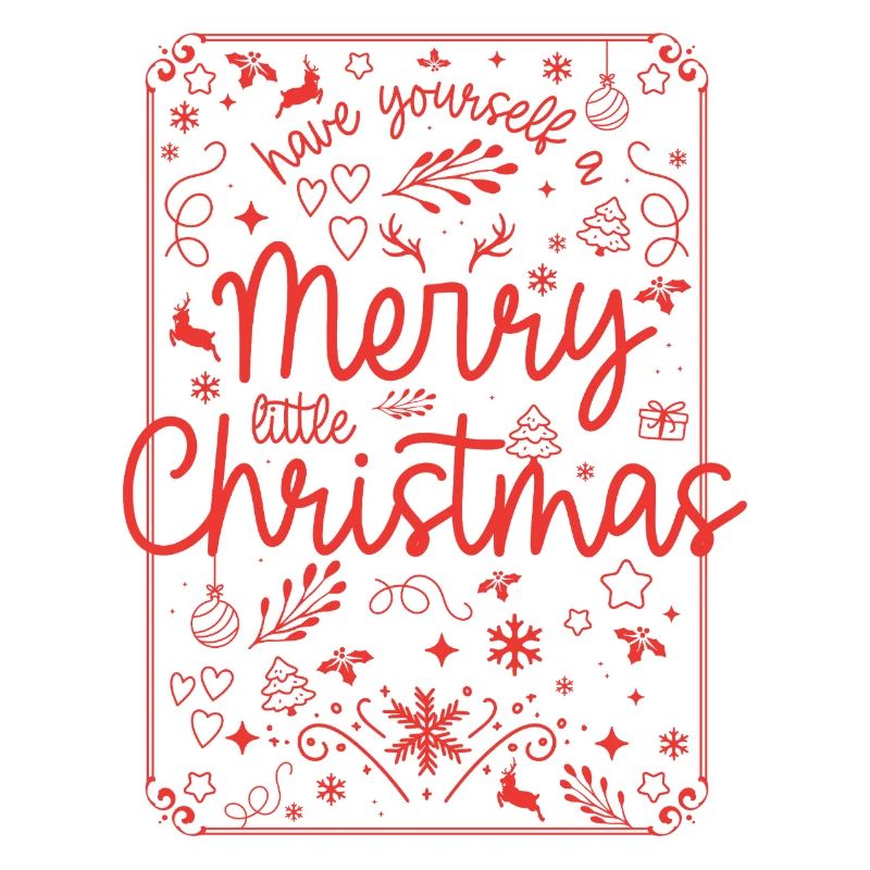 Joyeux Noël Script Rouge