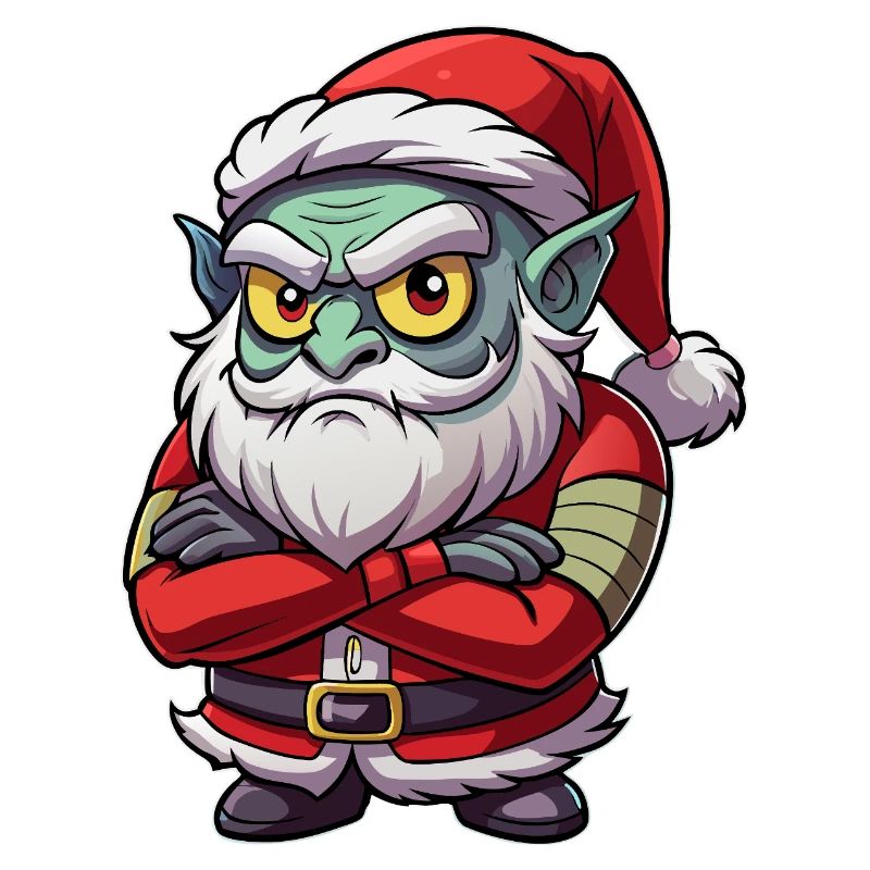 Grumpy Goblin Santa