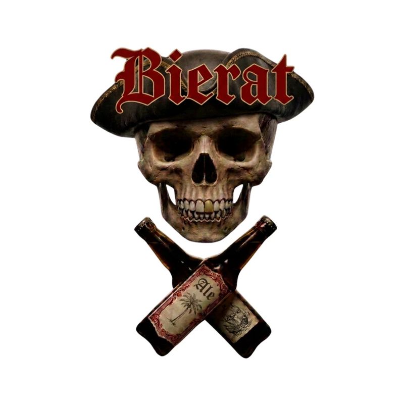 Bouteilles de bière Skull
