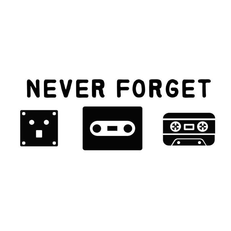 never forget floppy disk