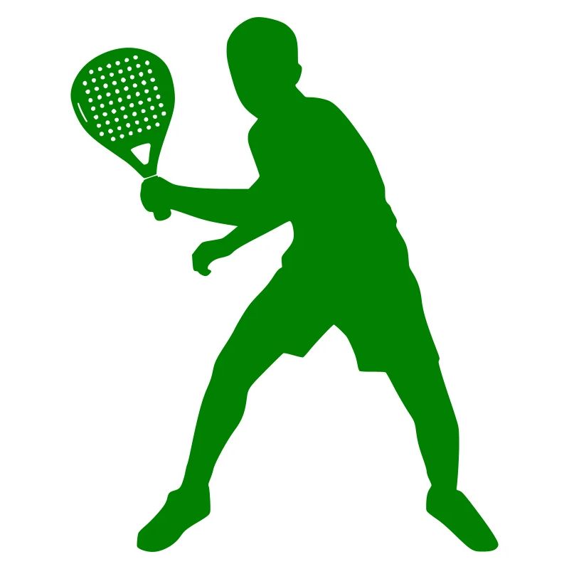 Padel Player Silouhette
