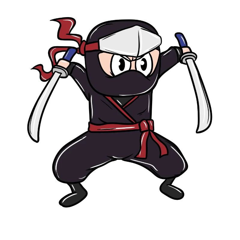 Perfect kids samurai, ninja, ninjas gift
