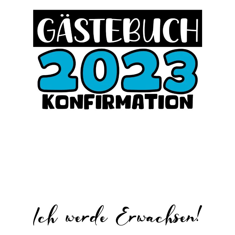 Konfirmation 2023 Gästebuch Mädchen Jungen Jugend