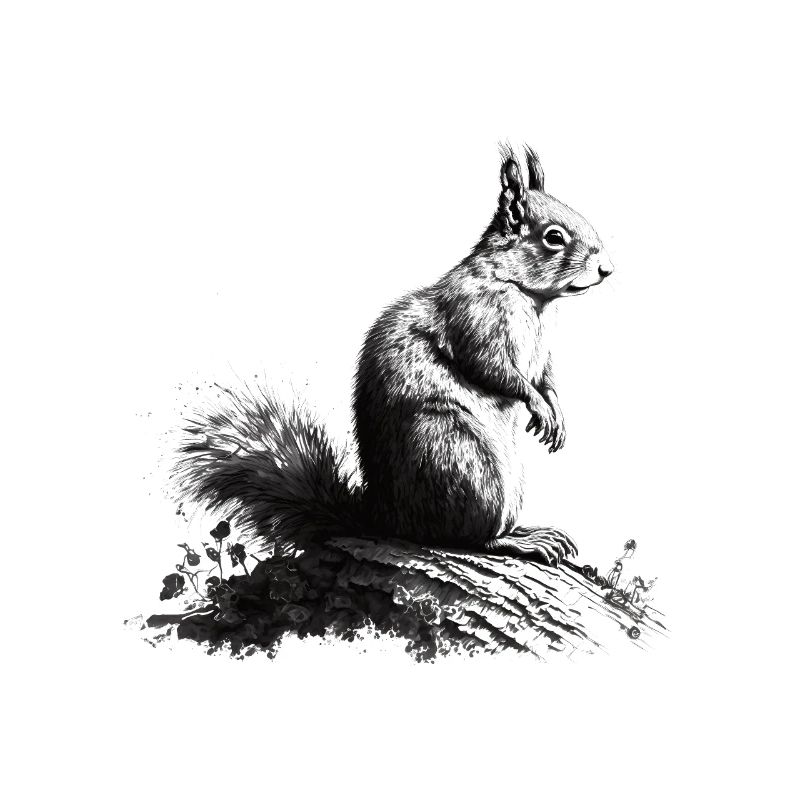Eichhörnchen-kunst
