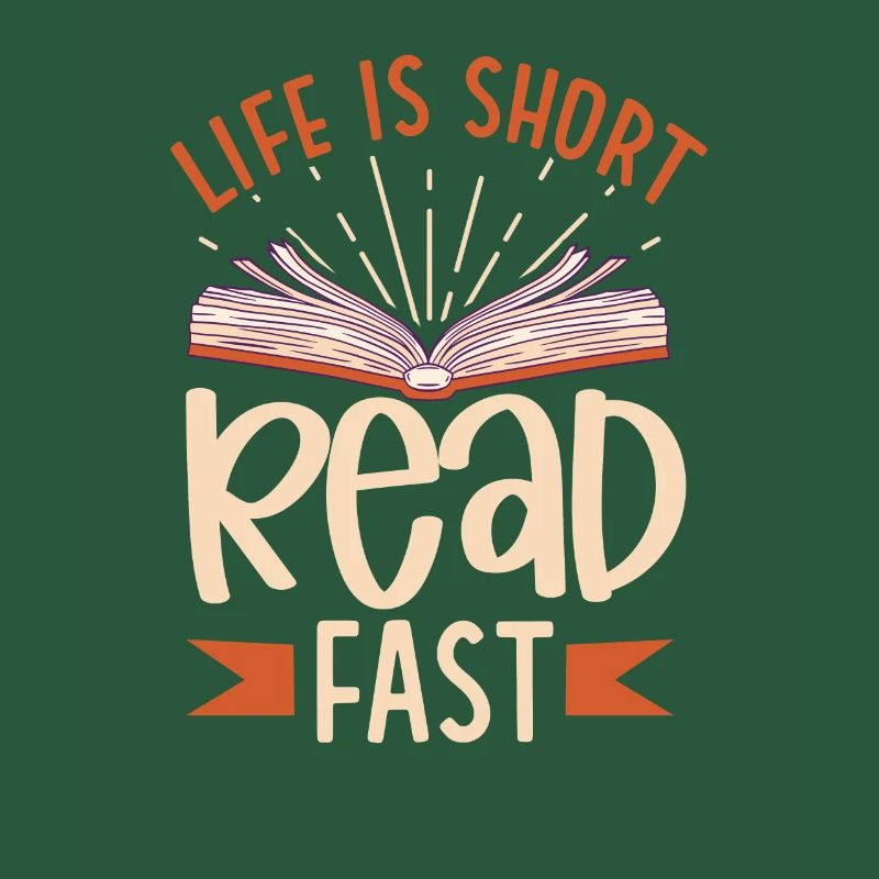 Book Reader Reading Literature Bookworm Gift Idea