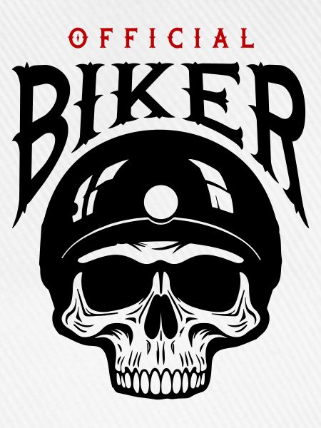 Skelett Biker