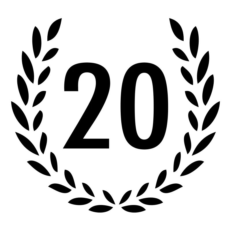 20 Jubiläum Geburtstag