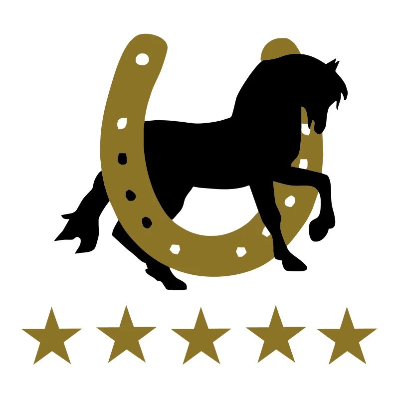 Pferd im Hufeisen