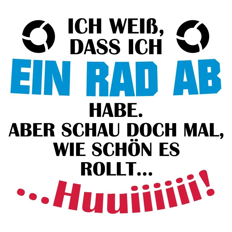 Ein Rad ab