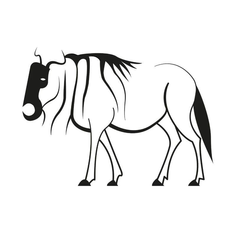 Piktogramm Gnu
