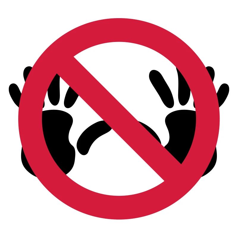 Nix grapschen SVG