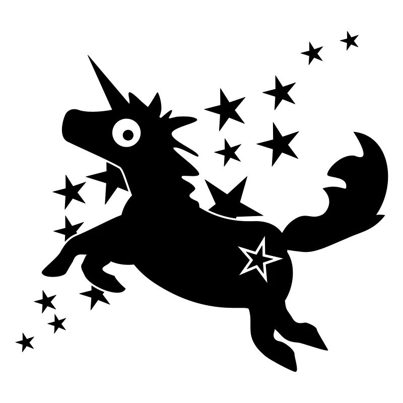 Komisches Pony Einhorn (1c)