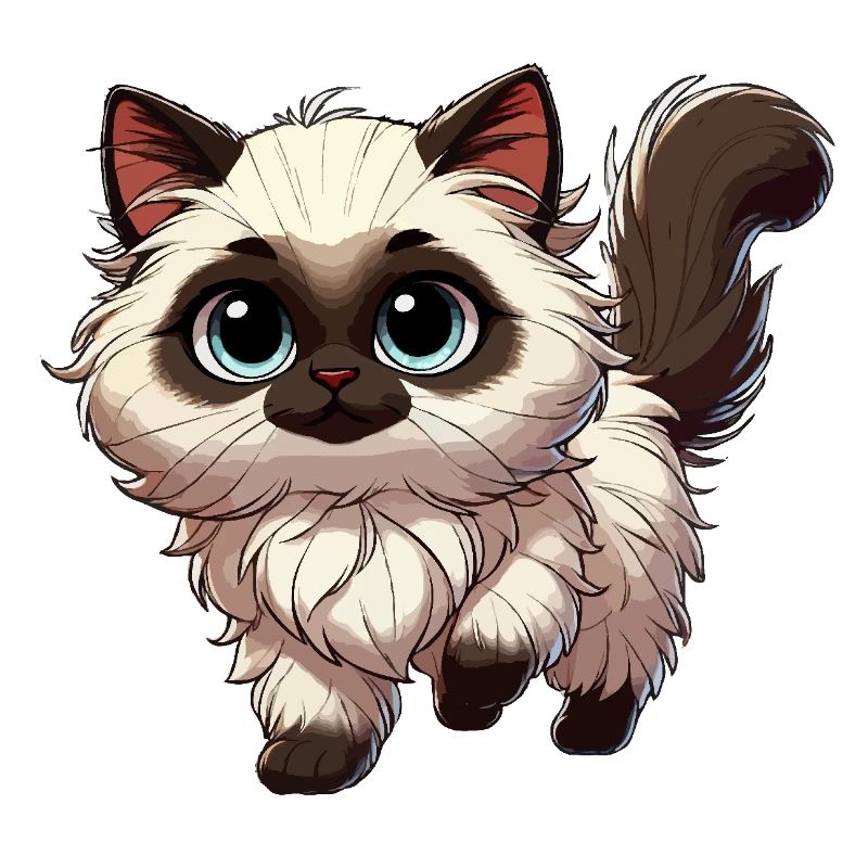 Ragdoll chat bébé
