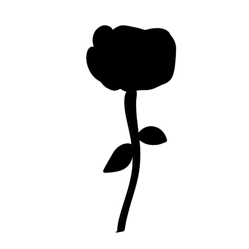 Plante Fleur Rose Symbole Forme
