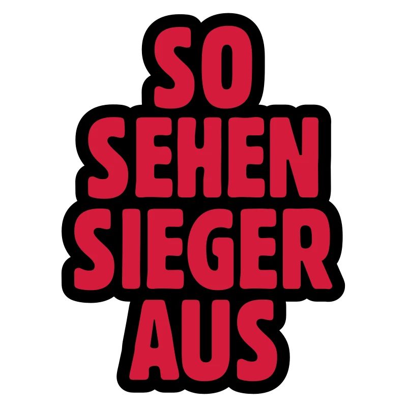 SO SEHEN SIEGER AUS