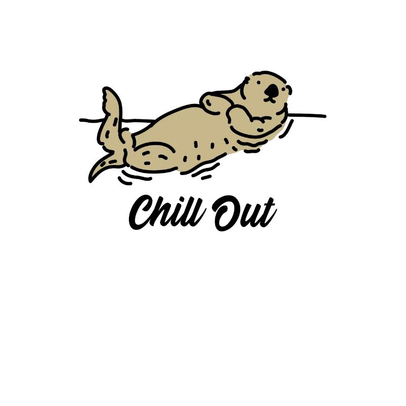 Chill Out Otter Geschenk