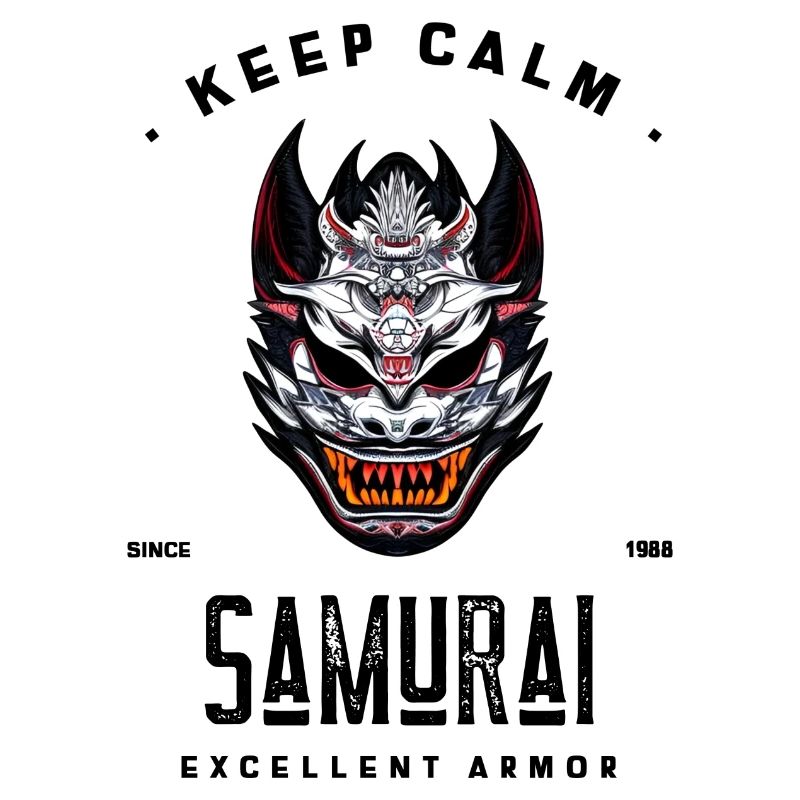 samurai Since 1988 armor keep calm excellent armor