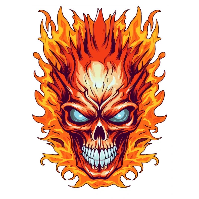 Flammenschädel