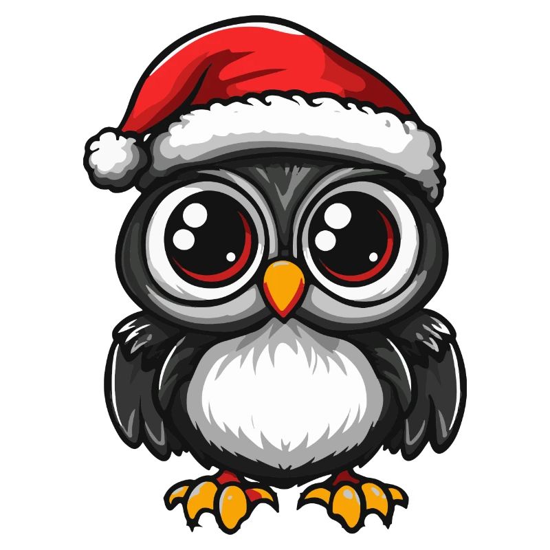 Eule Weihnachten