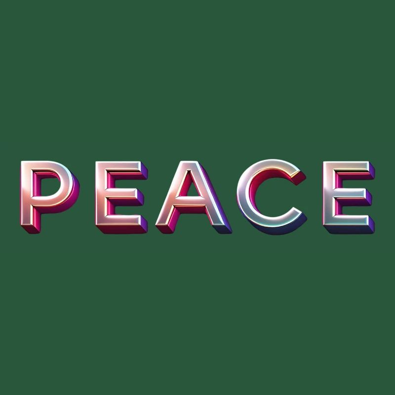 PEACE – La typographie comme expression de la liberté et de la liberté
