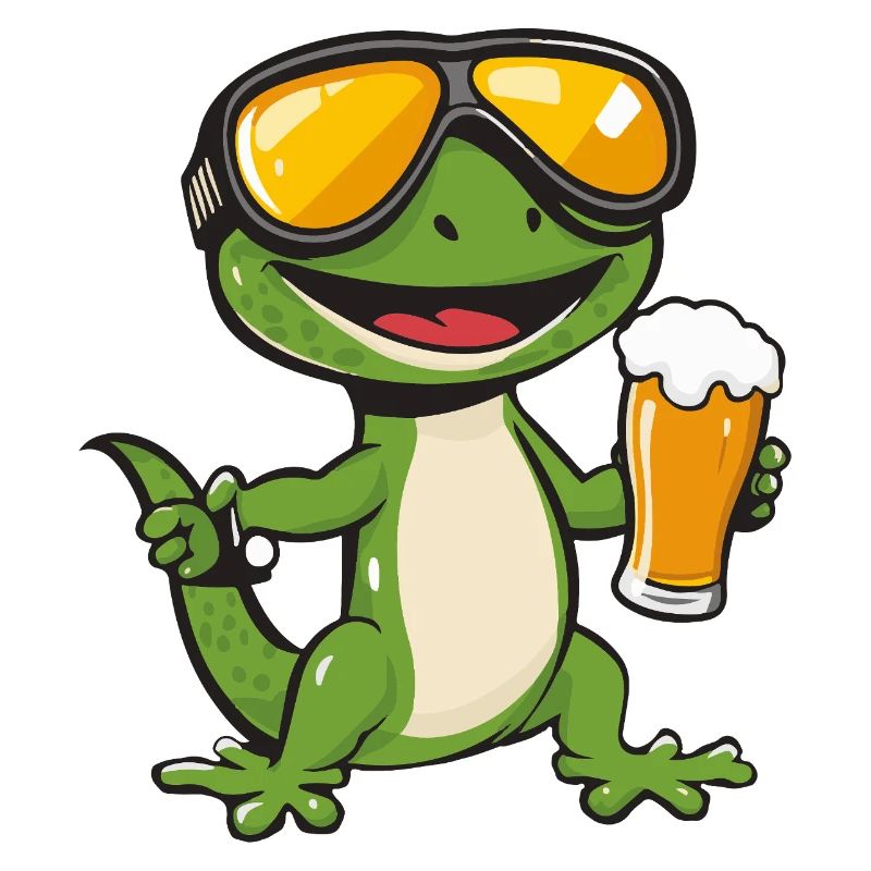 Echse Apres Ski Bier Comic