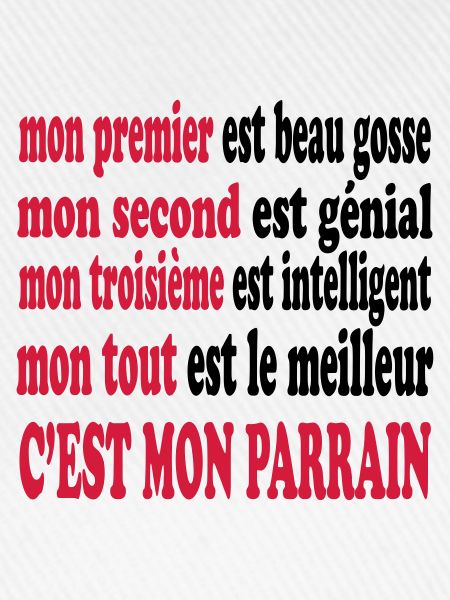 Mon parrain est beau