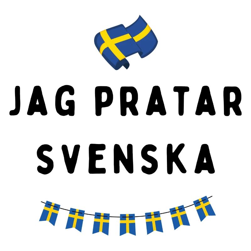Jag pratar svenska schwarz