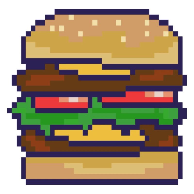 Cheeseburger Pixelart